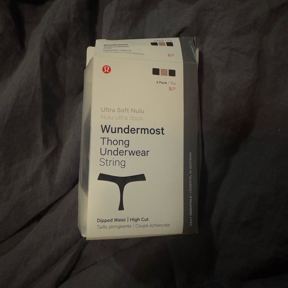 Lululemon wundermost thong underwear